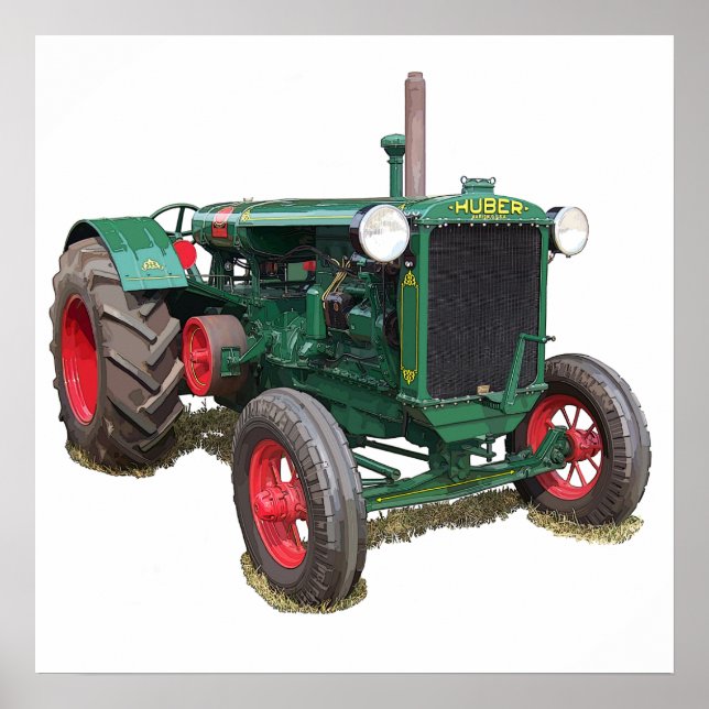 Póster El tractor HK Huber (Frente)