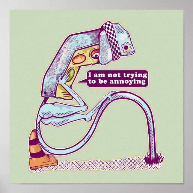 Póster El tráfico luce triste (Frente)