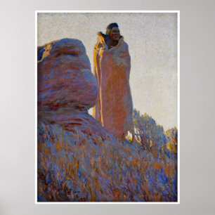 Póster El traje de la medicina de Maynard Dixon 1915