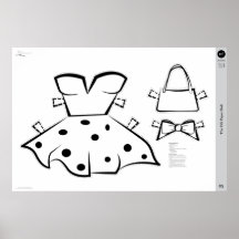 El traje de muñeca de papel OG: X-SMALL