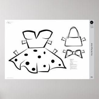 Póster El traje de muñeca de papel OG: X-SMALL