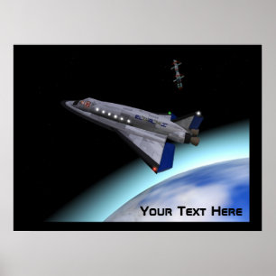 Póster El transbordador espacial El Al