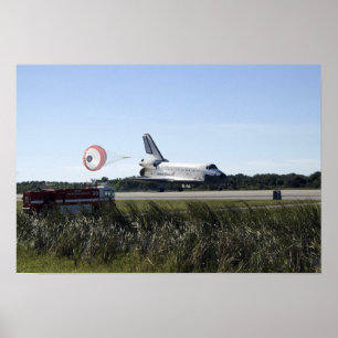 Póster El transbordador espacial la Atlántida despliega