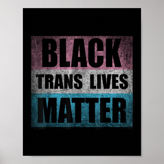 Póster El transgénero negro vive el activismo de concienc (Frente)