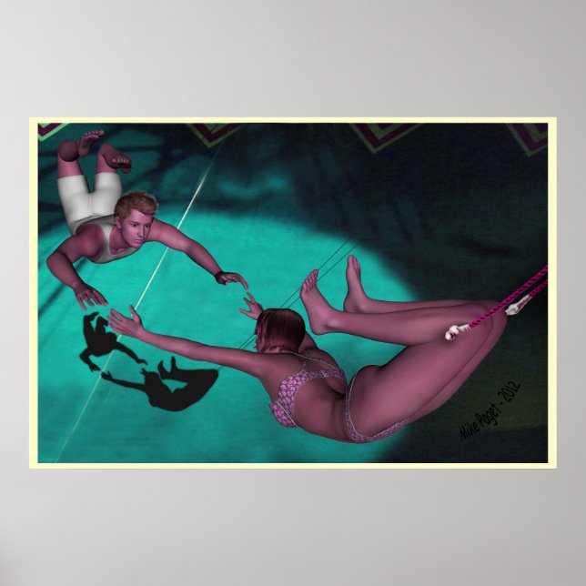 Póster El Trapecio Volador (Frente)