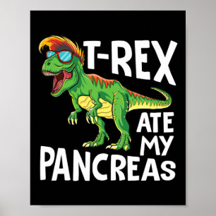 Póster El tratamiento de dinosaurios de Guay agita mi pán