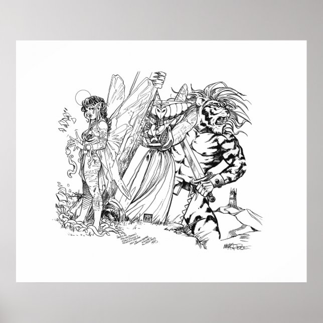 Póster El travesaño mágico de la vieja escuela en las mon (Frente)