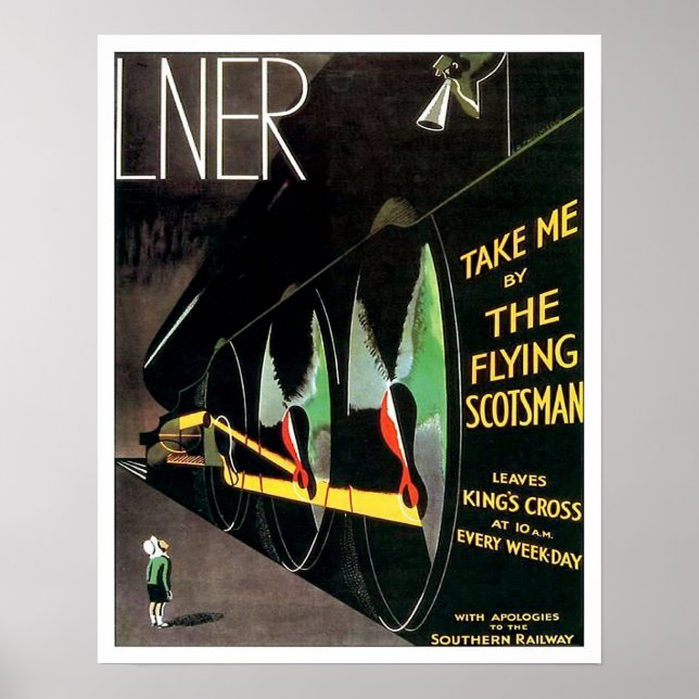 Póster El tren de Escocia volante - Poster medio (Frente)