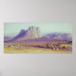 Póster El tren del camello, Condessi, monte Sinaí, 1848