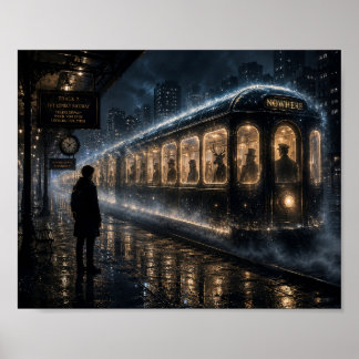 Póster El Tren que Solo Aparece para los Solitarios