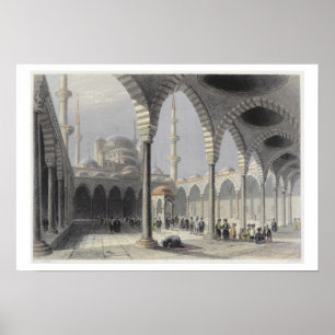 Póster El Tribunal de la Mezquita de Sultan Achmet, Estam