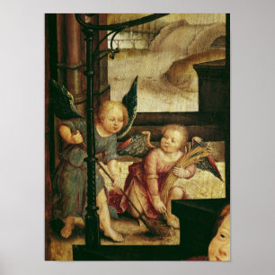Póster El tríptico de la adoración del niño