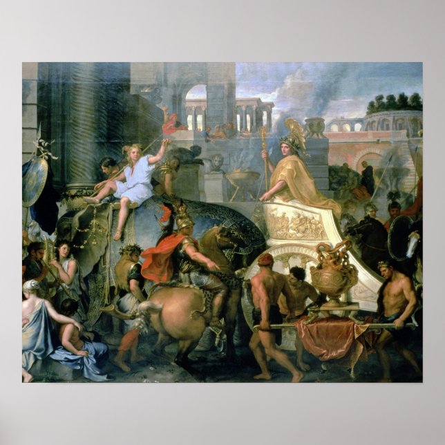 Póster El triunfo de Alejandro o la entrada de Alexa (Frente)