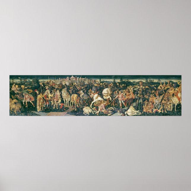 Póster El triunfo de David y Saul, c.1445-55 (Frente)