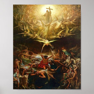 Póster El Triunfo Del Cristianismo Por Gustave Dore