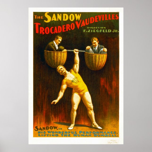 Póster El Trocadero de Arena Vaudevilles (Frente)