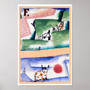 Póster El Turf de Tomcat, Paul Klee