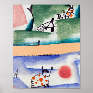 Póster El Turf de Tomcat : Paul Klee 1919