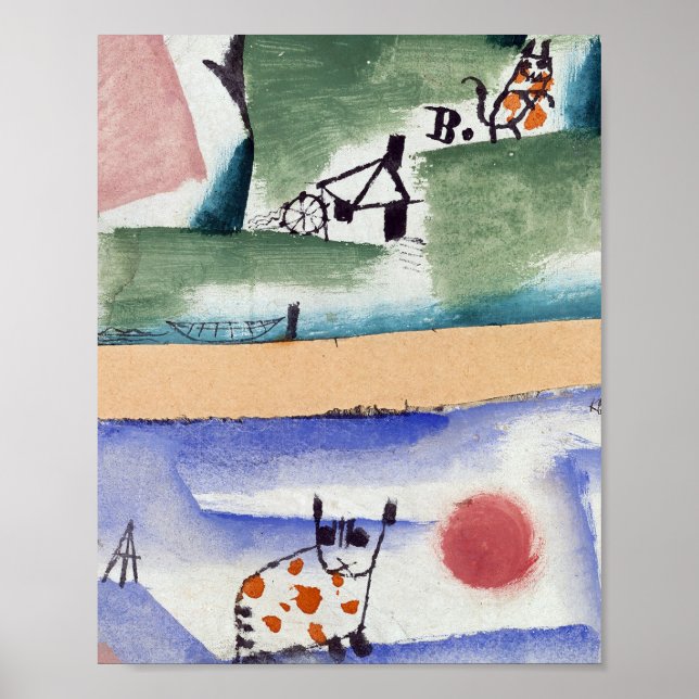 Póster El Turf de Tomcat: Paul Klee 1919 (Frente)