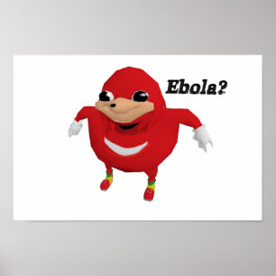Póster El Ugandan Knuckles al guerrero
