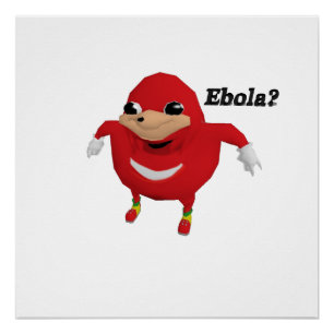 Póster El Ugandan Knuckles al guerrero