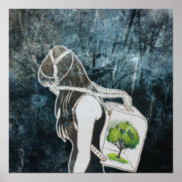 Póster El último aliento en la tierra (AHORRE EL BOSQUE)