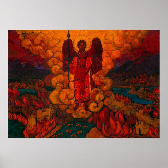 Póster El último ángel de Nicholas Roerich (Frente)