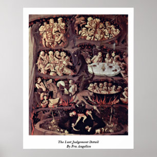 Póster El Último Detalle Del Juicio Por Fra Angelico