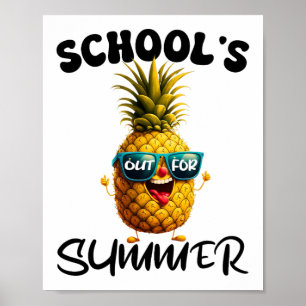 Póster El último día de clases para el profesor de verano