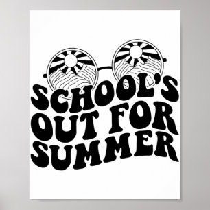 Póster El Último Día De Enseñanza Estudiantil Hola Summer