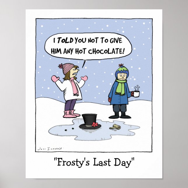 Póster El último día de Frosty (Frente)