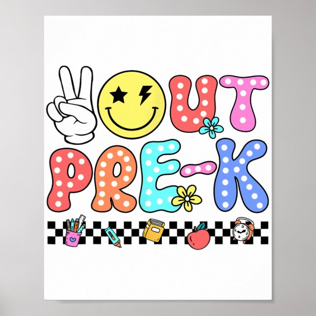 Póster El último día de la educación preescolar (Frente)