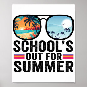 Póster El Último Día De La Escuela 1 Se Salió Para Verano