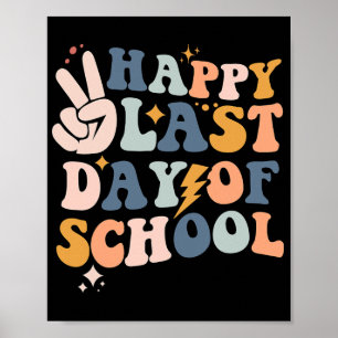 Póster El Último Día De La Graduación De Los Niños Maestr
