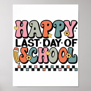 Póster El Último Día De La Graduación De Los Niños Maestr