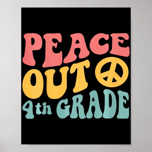 Póster El último día de los 4 de la serie "Peace Out", un (Frente)