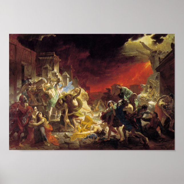 Póster El último día de Pompeya (Frente)