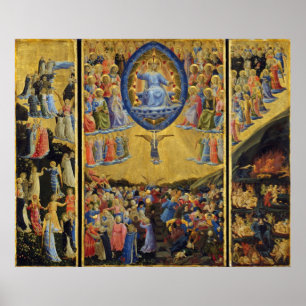 Póster El último fallo sobre el Altar Avinado de Fra Ange