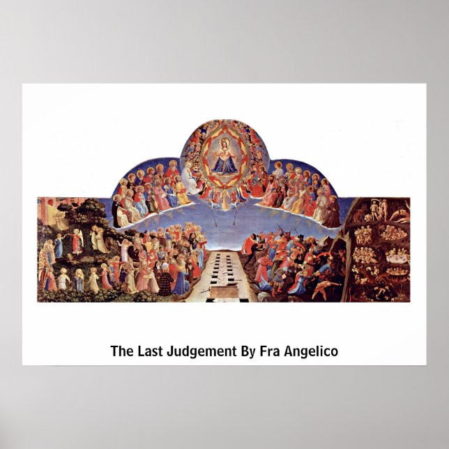 Póster El Último Juicio De Fra Angelico (Frente)