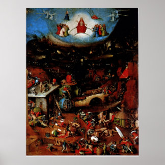 Póster El último juicio de Hieronymous Bosch