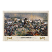 El último Poster de la manifestación de Custer