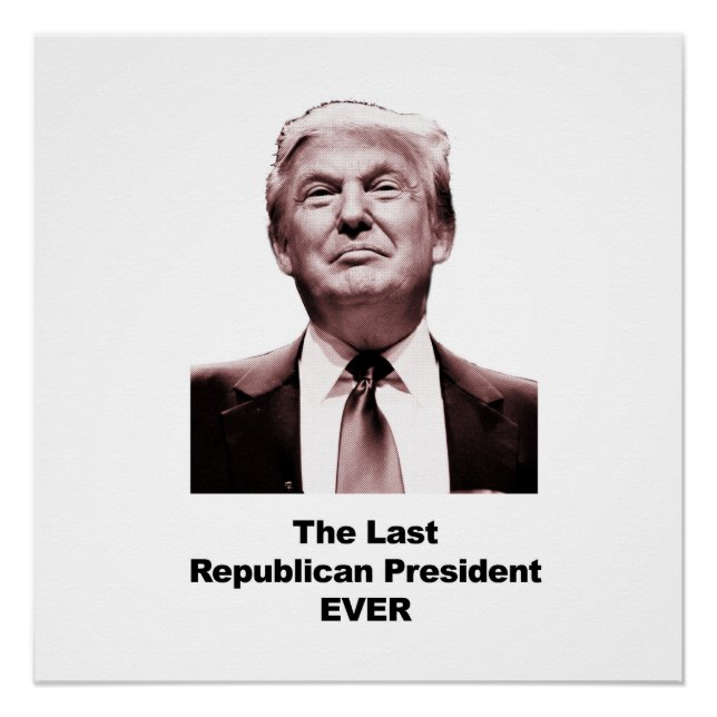Póster El último presidente republicano de la historia (Anverso)