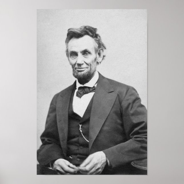 Póster El último retrato formal de Abraham Lincoln (Frente)