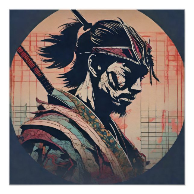 Póster El último silencio del samurái (Anverso)