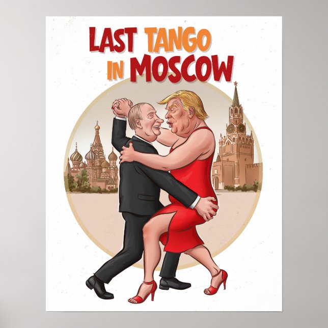 Póster El último tango en Moscú (Frente)