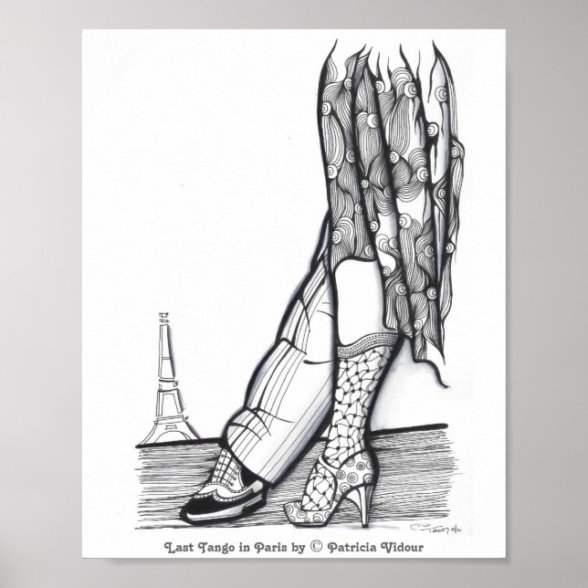 Póster El último tango en París (Frente)