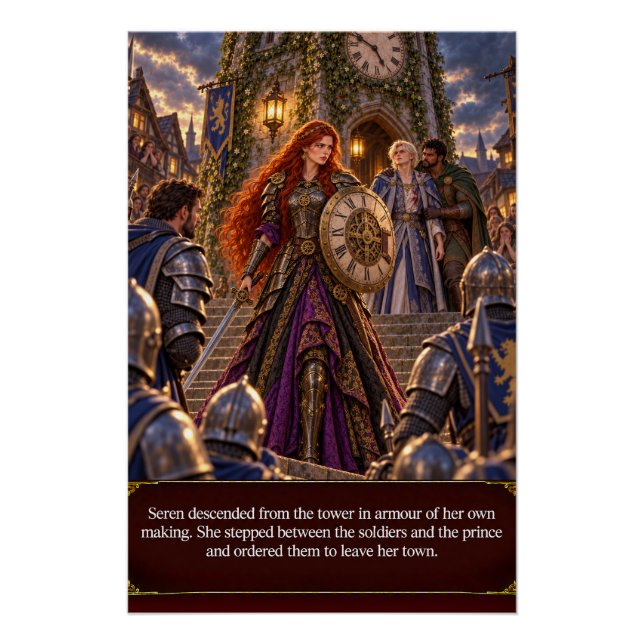 Póster El último trato del rey Capítulo 16: Seren defiend (Anverso)