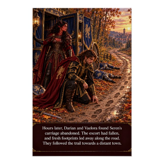 Póster El último trato del rey Capítulo 9: Carruaje vacío (Anverso)