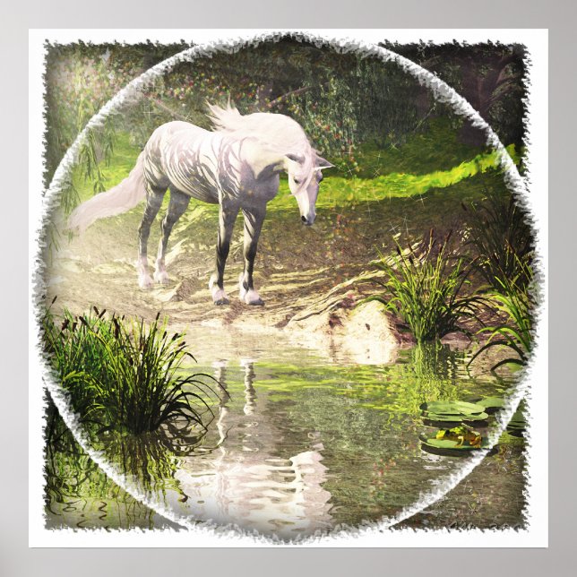 Póster El último unicornio (Frente)