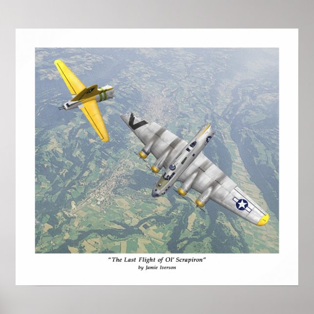 Póster El último vuelo de Ol' Scrapiron (Frente)